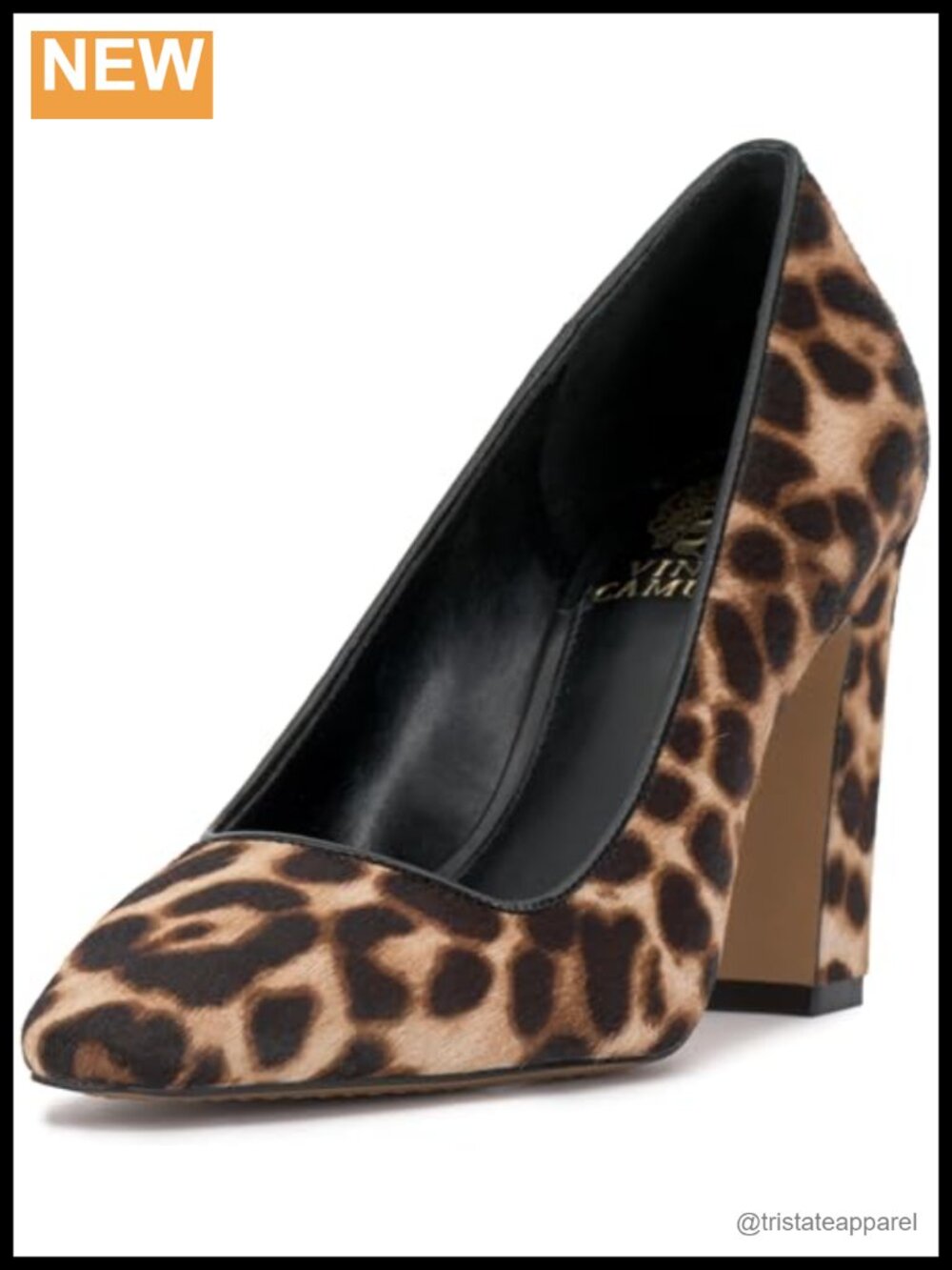 Vince Camuto Sibrina High Heel Pump Pointed Toe Block Heel